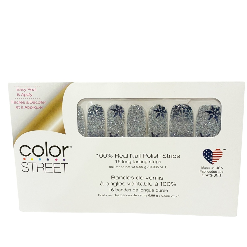 Color Street - Ice Ice Maybe - Nail Polish Strips - Brand New & Sealed‎